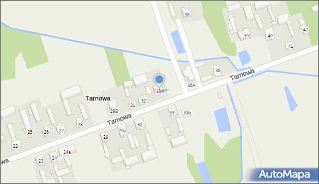 Tarnowa, Tarnowa, 33A, mapa Tarnowa