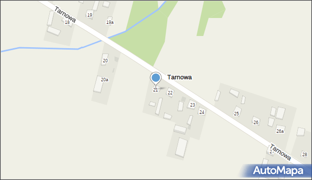 Tarnowa, Tarnowa, 21, mapa Tarnowa