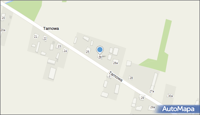 Tarnowa, Tarnowa, 26, mapa Tarnowa