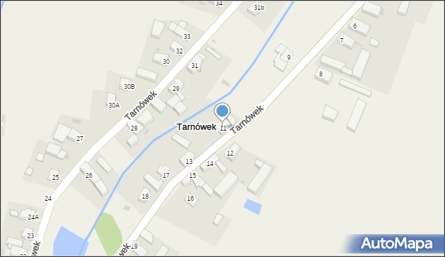 Tarnówek, Tarnówek, 11, mapa Tarnówek