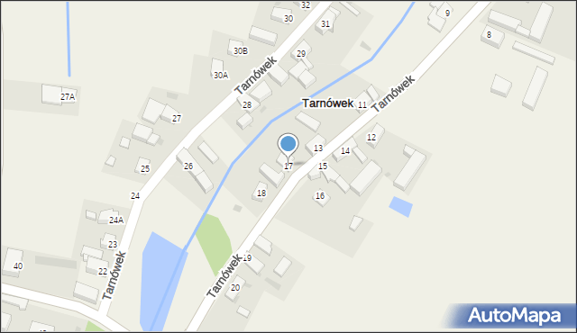 Tarnówek, Tarnówek, 17, mapa Tarnówek