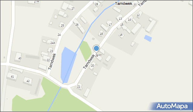 Tarnówek, Tarnówek, 19, mapa Tarnówek