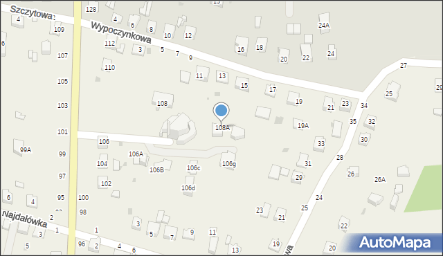 Tarnowiec, Tarnowska, 108A, mapa Tarnowiec