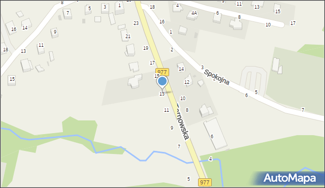 Tarnowiec, Tarnowska, 13, mapa Tarnowiec