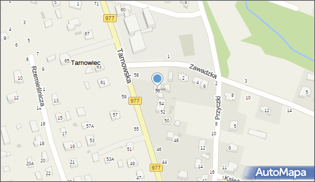 Tarnowiec, Tarnowska, 56, mapa Tarnowiec