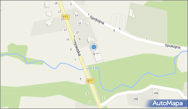 Tarnowiec, Tarnowska, 6, mapa Tarnowiec