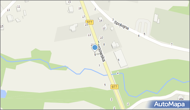 Tarnowiec, Tarnowska, 9, mapa Tarnowiec