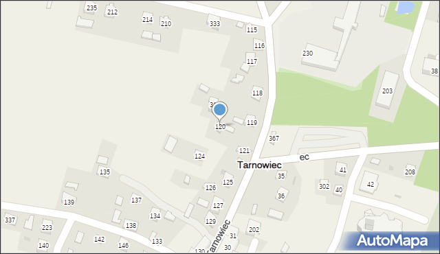 Tarnowiec, Tarnowiec, 120, mapa Tarnowiec