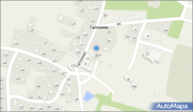 Tarnowiec, Tarnowiec, 202, mapa Tarnowiec