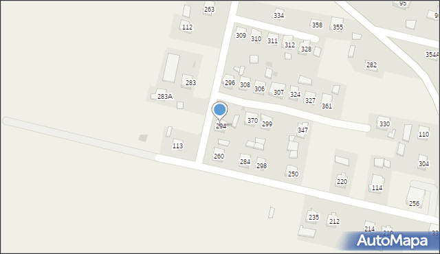 Tarnowiec, Tarnowiec, 294, mapa Tarnowiec