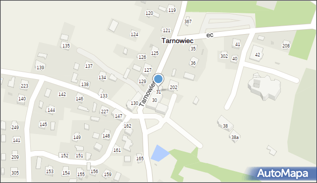 Tarnowiec, Tarnowiec, 31, mapa Tarnowiec