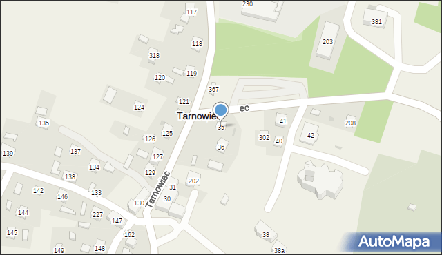 Tarnowiec, Tarnowiec, 35, mapa Tarnowiec