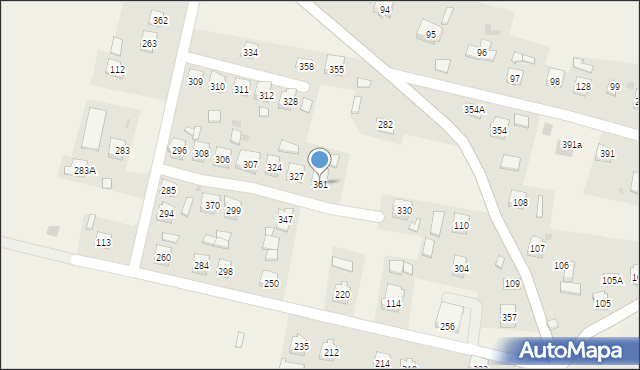 Tarnowiec, Tarnowiec, 361, mapa Tarnowiec