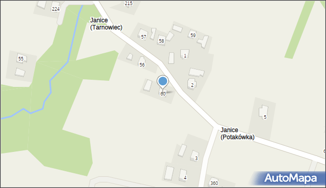 Tarnowiec, Tarnowiec, 60, mapa Tarnowiec