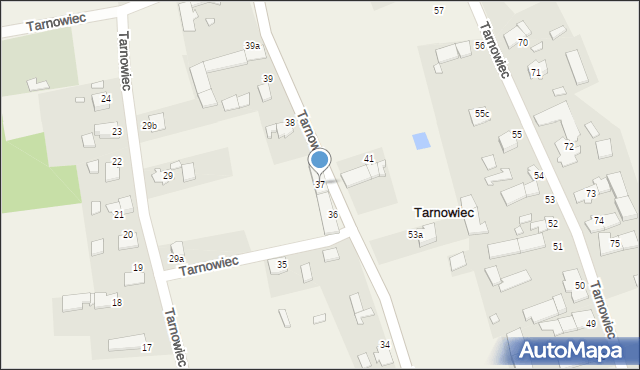 Tarnowiec, Tarnowiec, 37, mapa Tarnowiec