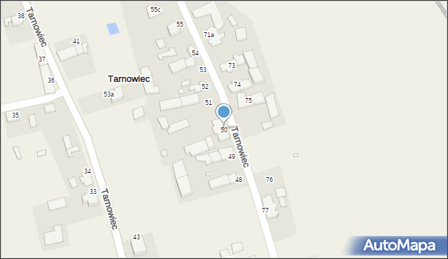 Tarnowiec, Tarnowiec, 50, mapa Tarnowiec