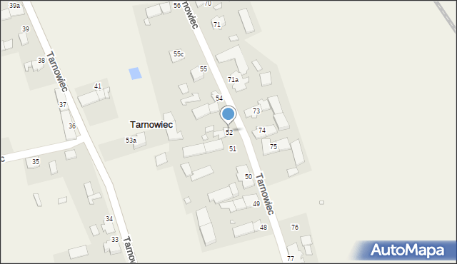 Tarnowiec, Tarnowiec, 52, mapa Tarnowiec