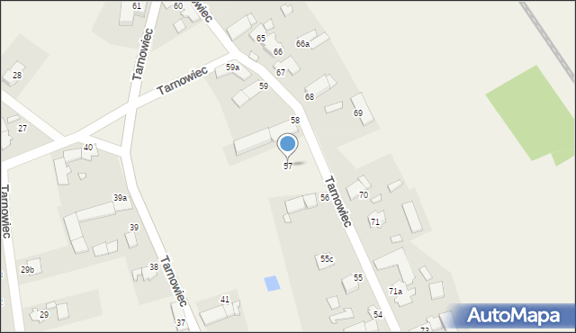 Tarnowiec, Tarnowiec, 57, mapa Tarnowiec