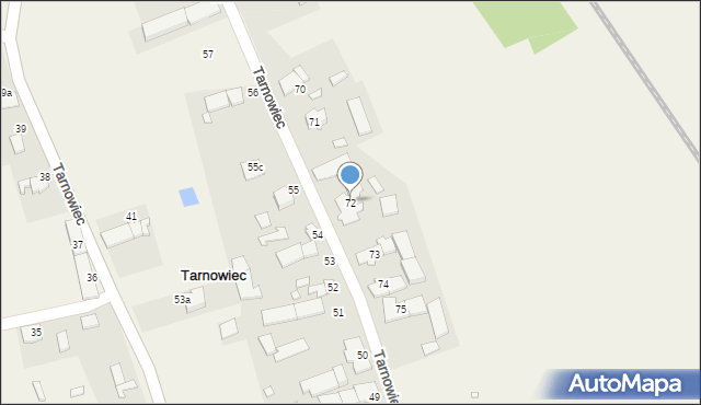 Tarnowiec, Tarnowiec, 72, mapa Tarnowiec