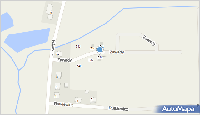 Tarnowiec, Tarnowiec, 54u, mapa Tarnowiec