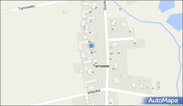 Tarnowiec, Tarnowiec, 68, mapa Tarnowiec