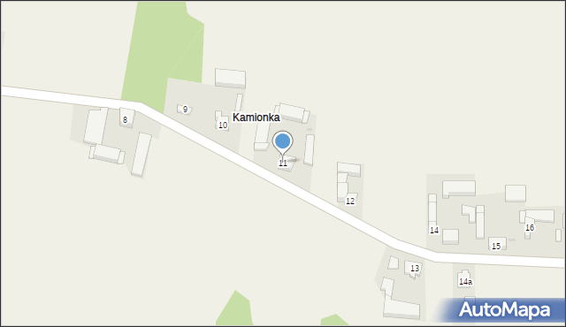 Tarnówka, Tarnówka, 11, mapa Tarnówka