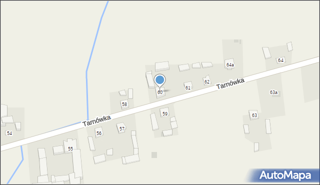 Tarnówka, Tarnówka, 60, mapa Tarnówka