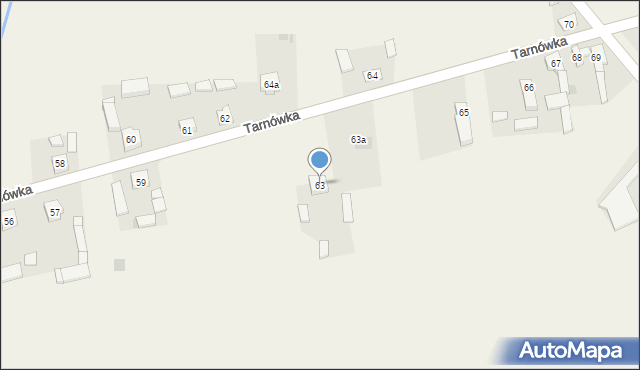 Tarnówka, Tarnówka, 63, mapa Tarnówka