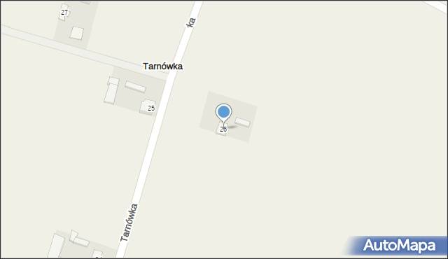 Tarnówka, Tarnówka, 26, mapa Tarnówka