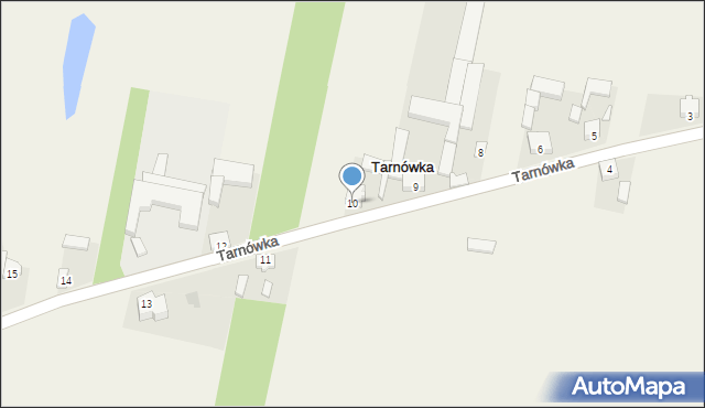 Tarnówka, Tarnówka, 10, mapa Tarnówka