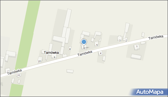 Tarnówka, Tarnówka, 6, mapa Tarnówka