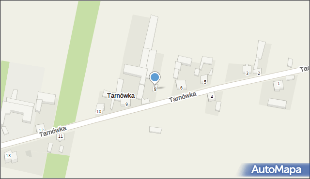 Tarnówka, Tarnówka, 8, mapa Tarnówka