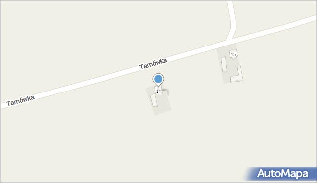 Tarnówka, Tarnówka, 14, mapa Tarnówka