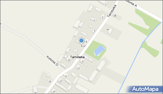 Tarnówka, Tarnówka, 7, mapa Tarnówka