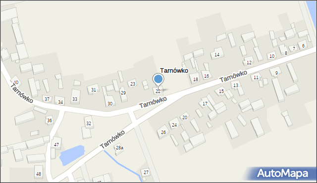 Tarnówko, Tarnówko, 22, mapa Tarnówko