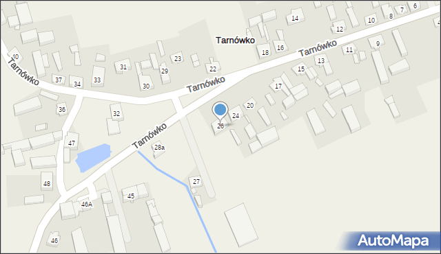 Tarnówko, Tarnówko, 26, mapa Tarnówko