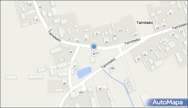 Tarnówko, Tarnówko, 32, mapa Tarnówko