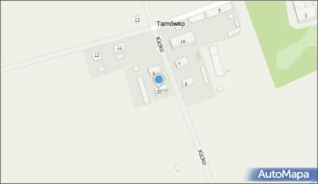 Tarnówko, Tarnówko, 10, mapa Tarnówko