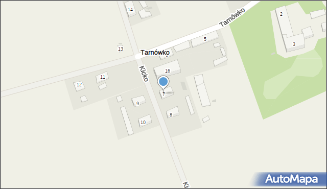 Tarnówko, Tarnówko, 7, mapa Tarnówko