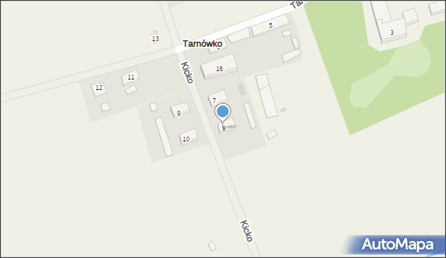 Tarnówko, Tarnówko, 8, mapa Tarnówko