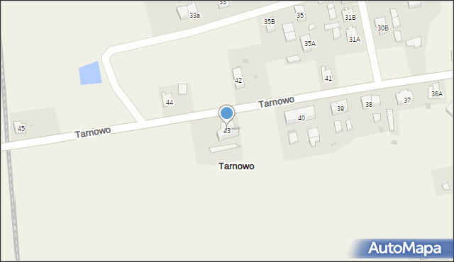 Tarnowo, Tarnowo, 43, mapa Tarnowo