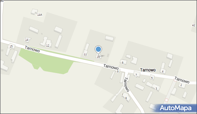 Tarnowo, Tarnowo, 10, mapa Tarnowo