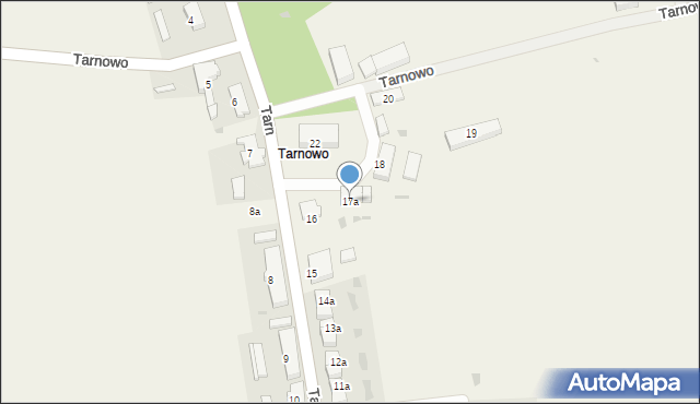 Tarnowo, Tarnowo, 17a, mapa Tarnowo