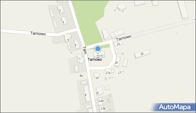 Tarnowo, Tarnowo, 22, mapa Tarnowo