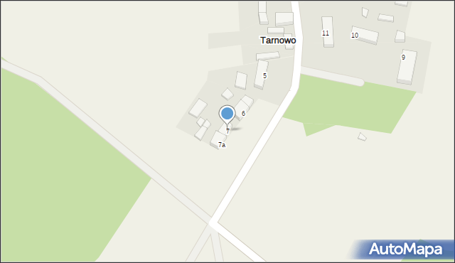 Tarnowo, Tarnowo, 7, mapa Tarnowo