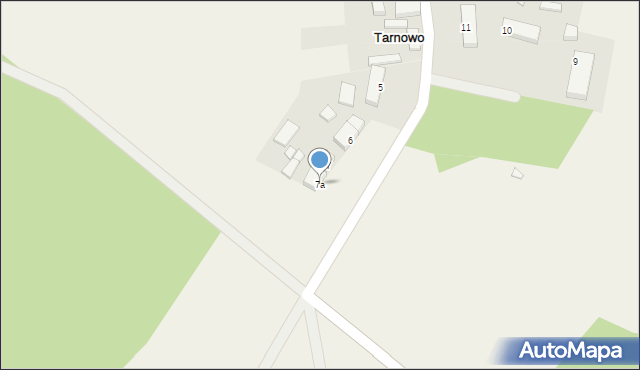 Tarnowo, Tarnowo, 7a, mapa Tarnowo