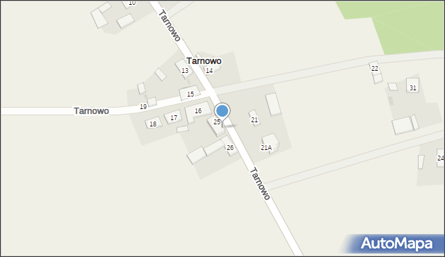 Tarnowo, Tarnowo, 25A, mapa Tarnowo