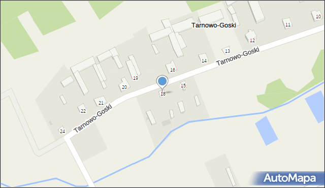 Tarnowo-Goski, Tarnowo-Goski, 18, mapa Tarnowo-Goski