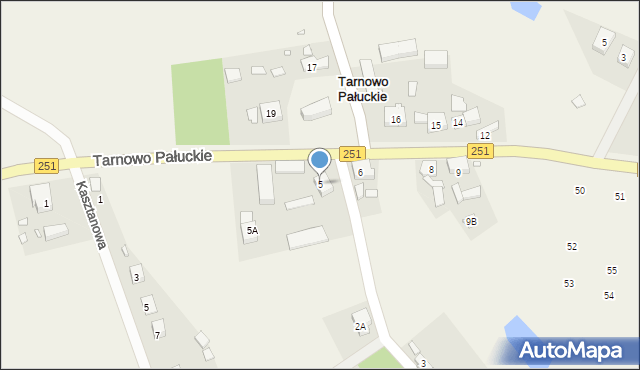Tarnowo Pałuckie, Tarnowo Pałuckie, 5, mapa Tarnowo Pałuckie