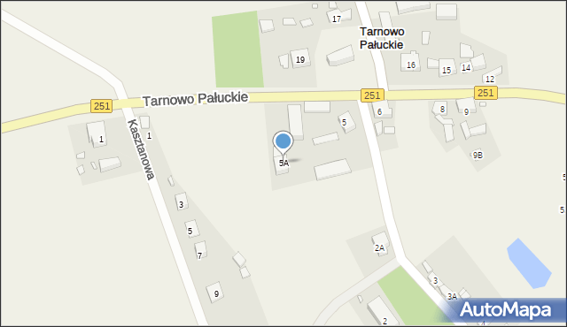 Tarnowo Pałuckie, Tarnowo Pałuckie, 5A, mapa Tarnowo Pałuckie